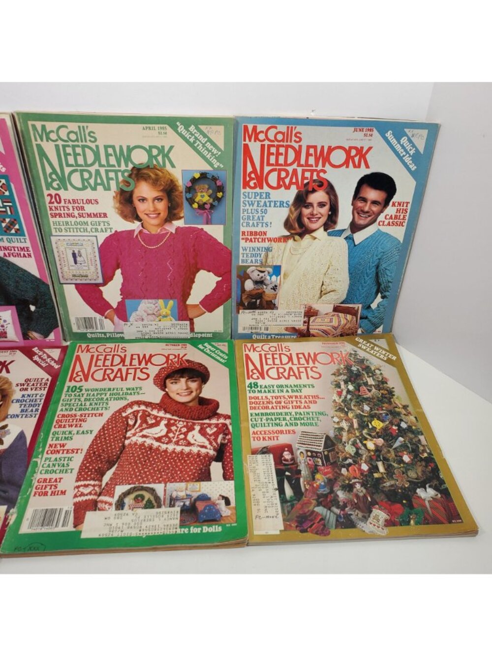McCalls Needlework And Crafts Magazine Lot 6 Issues 1985 Vintage - Picture 8 of 12